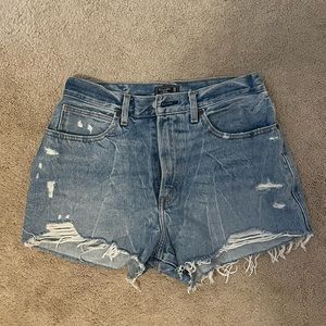 Abercromie natural rise shorts